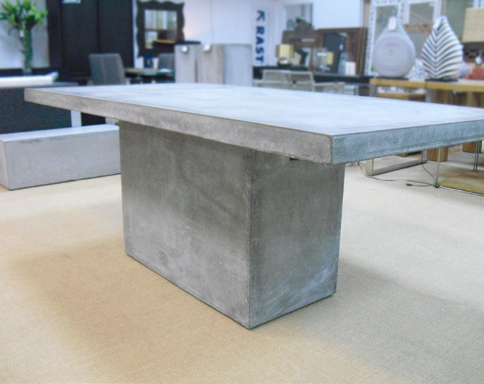 Contemporary Dining Table Fiber Reinforced Concrete Rectangular Contemporary Dining Table Fiber Reinforced Concrete Rectangular Garden