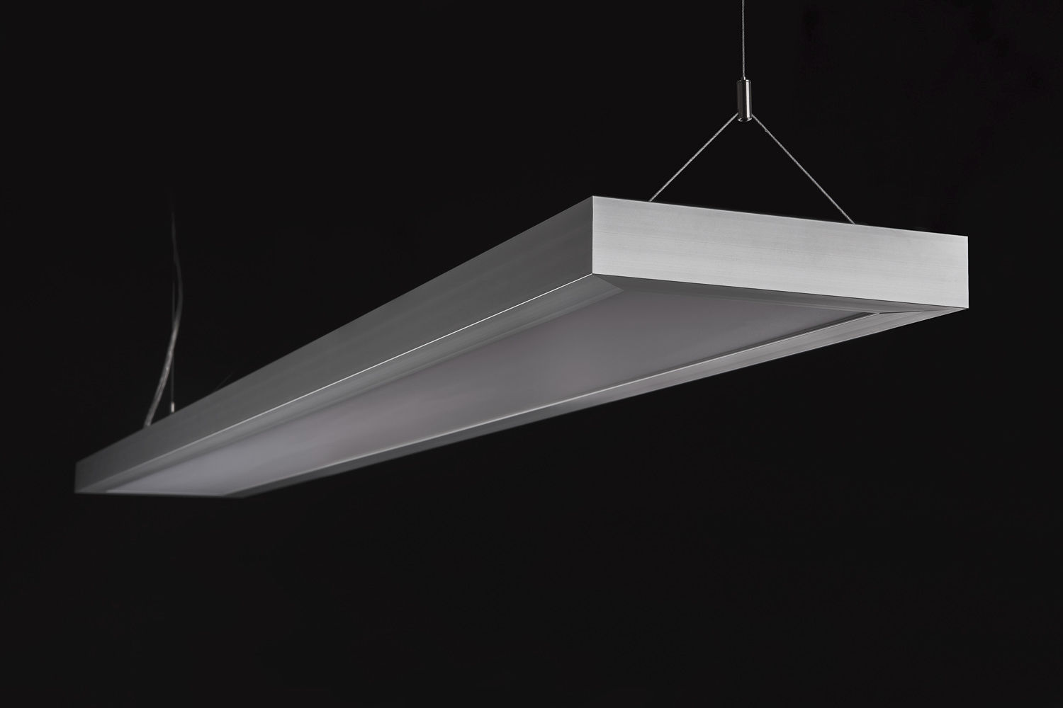 Hanging Light Fixture Led Fluorescent Linear Flat 200 Hanging Light Fixture Led Fluorescent Linear