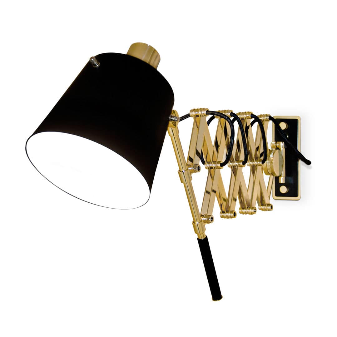 Industrial Style Wall Light Aluminum Brass Fluorescent Industrial Style Wall Light Aluminum Brass Fluorescent