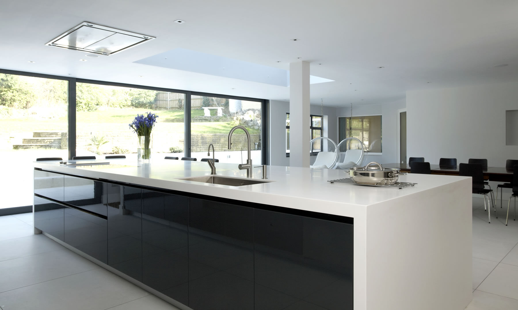 contemporary kitchen / wooden / island / lacquered - dulwich contemporary kitchen / wooden / island / lacquered - dulwich