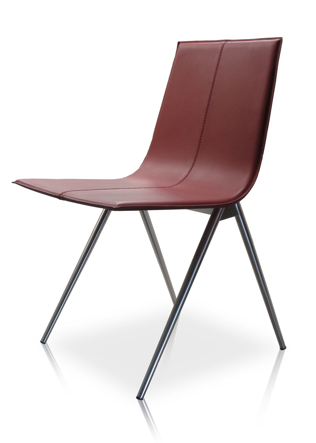 Contemporary Dining Chair Upholstered Leather Mayfair Modloft Contemporary Dining Chair Upholstered Leather