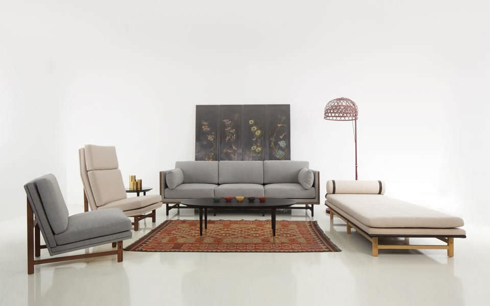 Contemporary daybed / in wood Dynamic