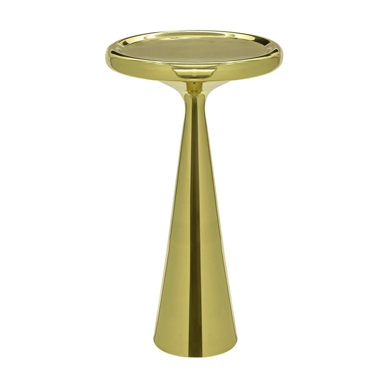 Side Table Contemporary Brass Round Spun Tall Sut02b Side Table Contemporary Brass Round Spun Tall Sut02b Tom Dixon