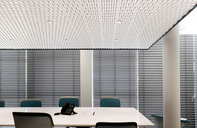 Mdf suspended ceiling / floating / acoustic vime ac planoffice