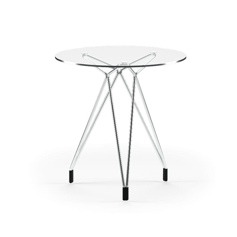 Contemporary Side Table Glass Round Diamond By Stolt Design Contemporary Side Table Glass Round Diamond By Stolt Design