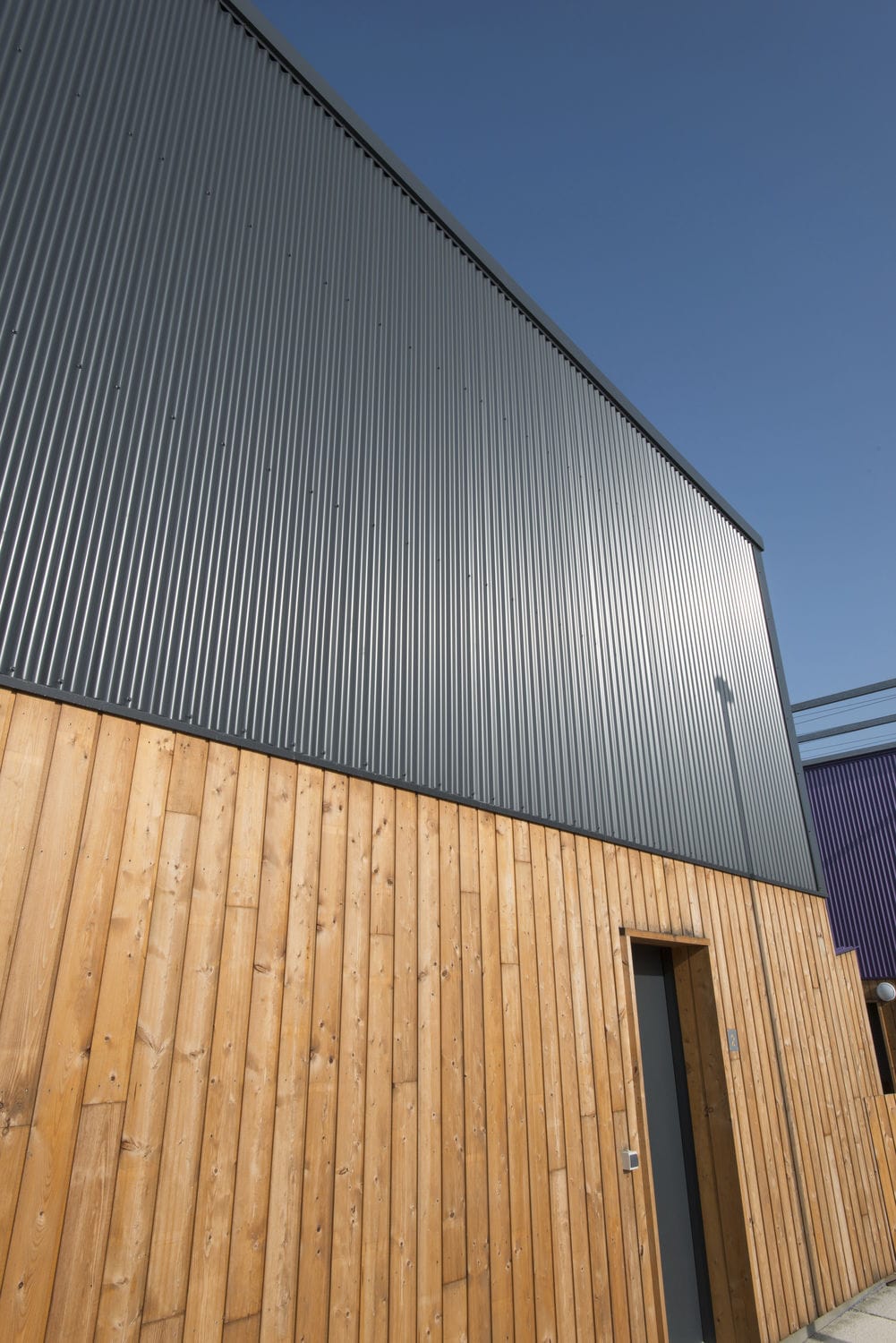 sheet metal cladding ribbed panel ji 18 076 836 joris ide sheet metal cladding