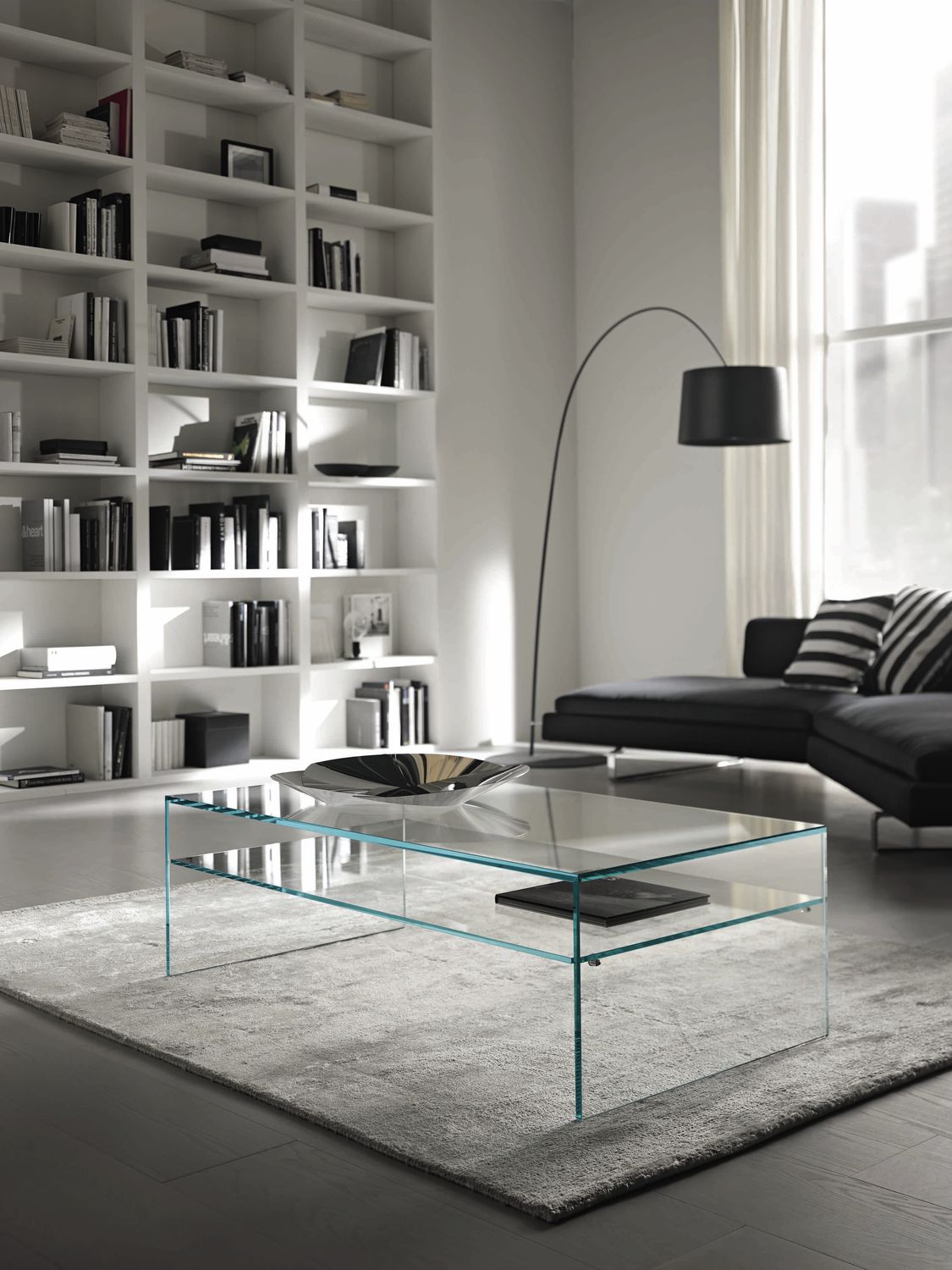 coffee table / contemporary / glass / rectangular - fratina due coffee table / contemporary / glass / rectangular - fratina due