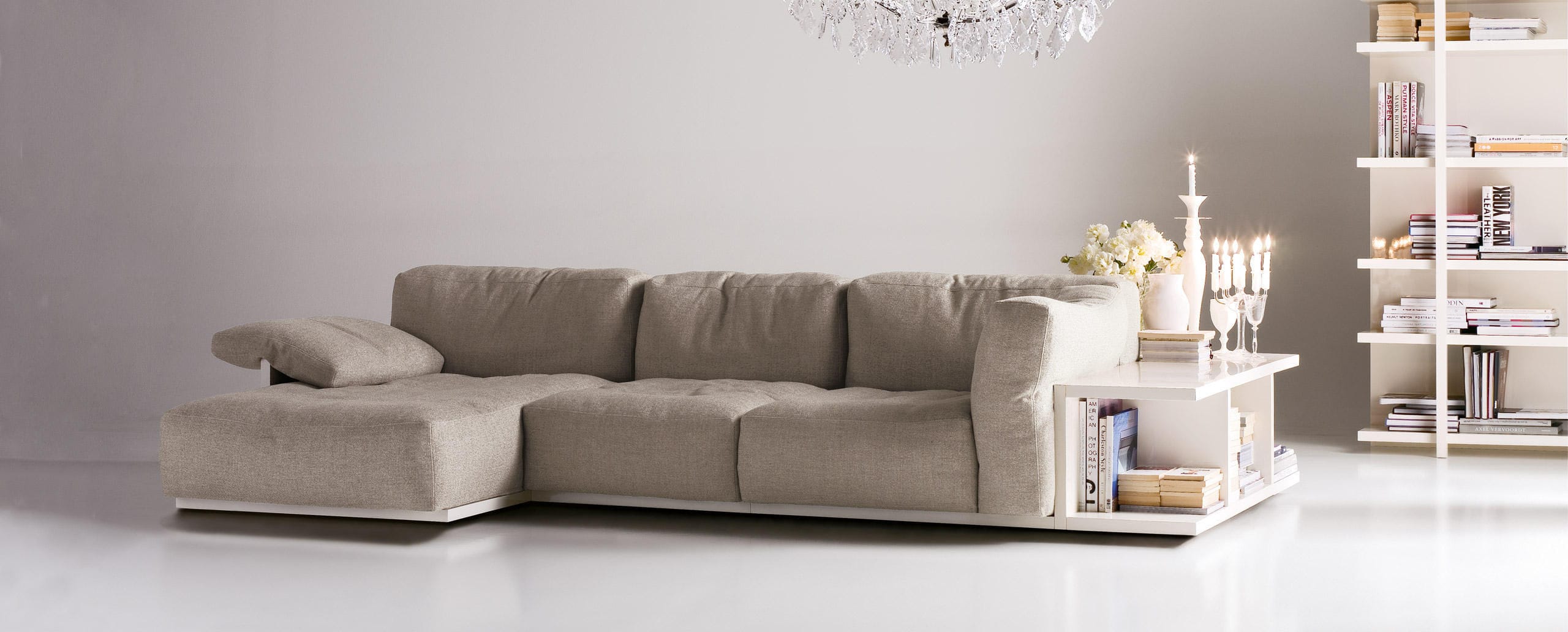 Modular sofa contemporary fabric by Piero Lissoni 265 267