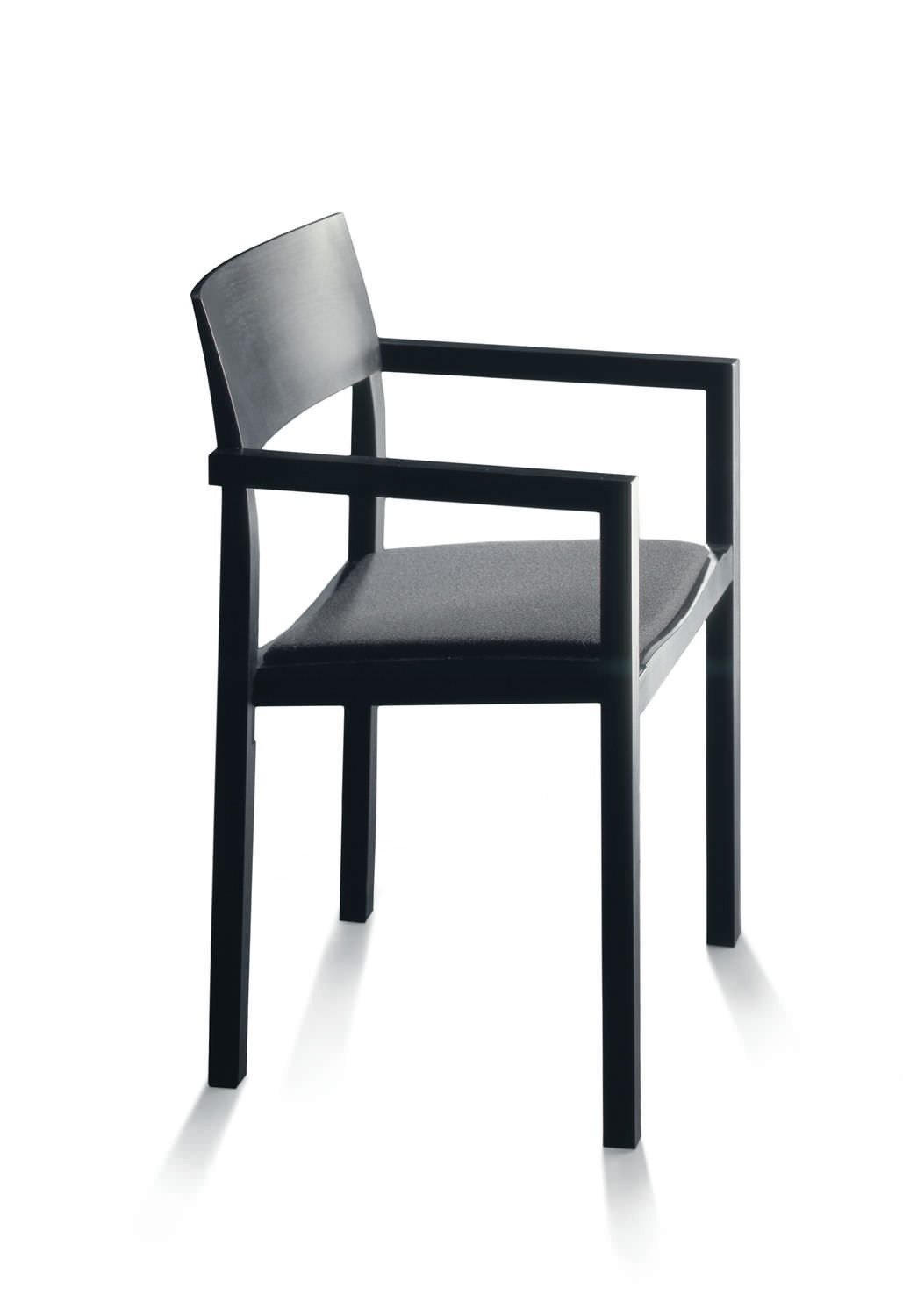 Contemporary Chair Molded Plywood Solid Wood For Public