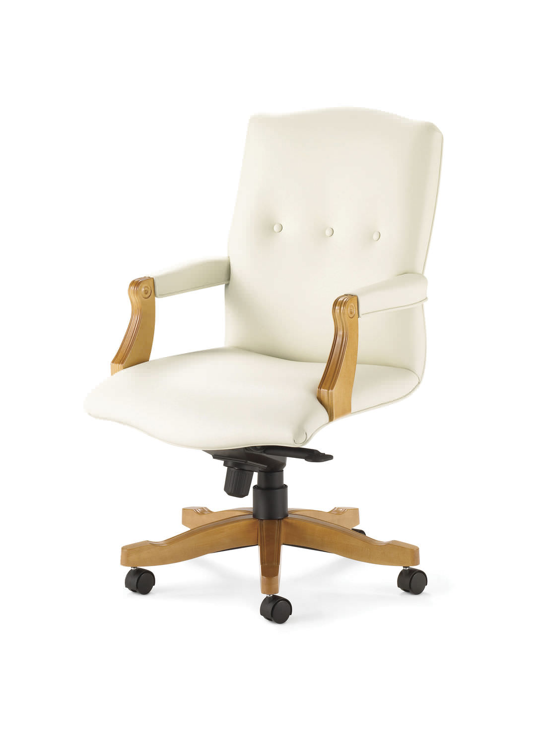 Classic Office Armchair Wooden Leather Adjule Height Classic Office Armchair Wooden Leather Adjule Height Austin