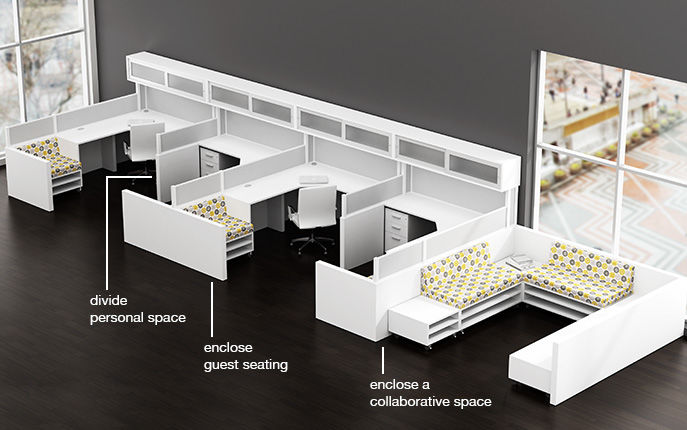 Countertop Office Divider Floor Mounted Glass Laminate Countertop Office Divider Floor Mounted Glass Laminate Extend Series