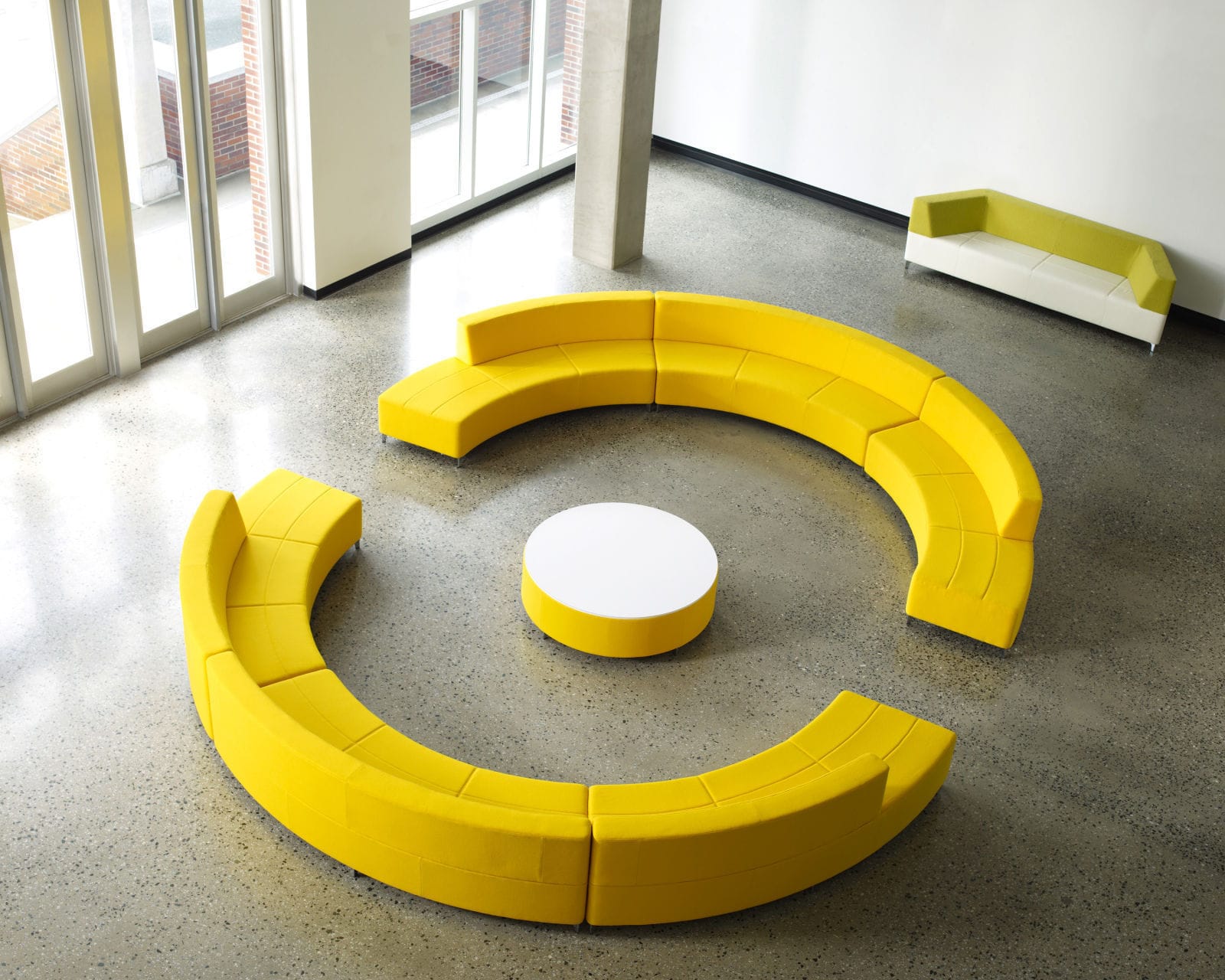 Coffee Table Contemporary Fabric Round Kontour By Wolfgang Coffee Table Contemporary Fabric Round Kontour By Wolfgang C R Mezger Davis