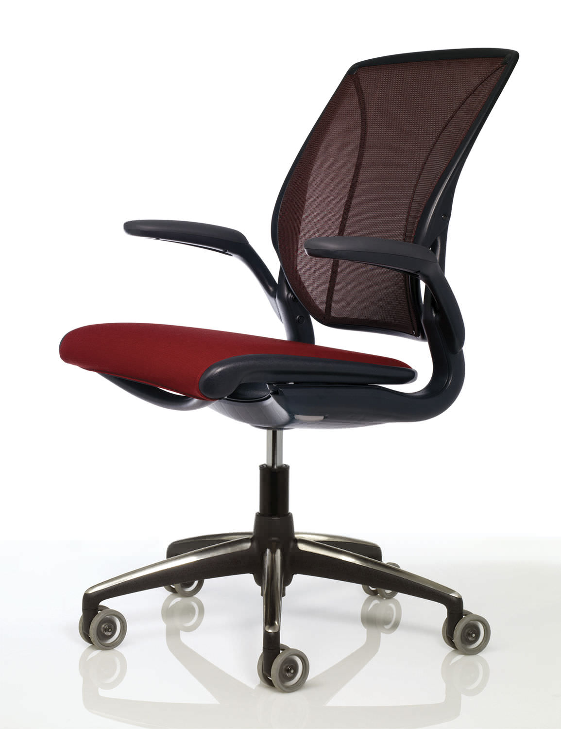 Contemporary Office Armchair Mesh On Casters Star Base Contemporary Office Armchair Mesh On Casters Star Base