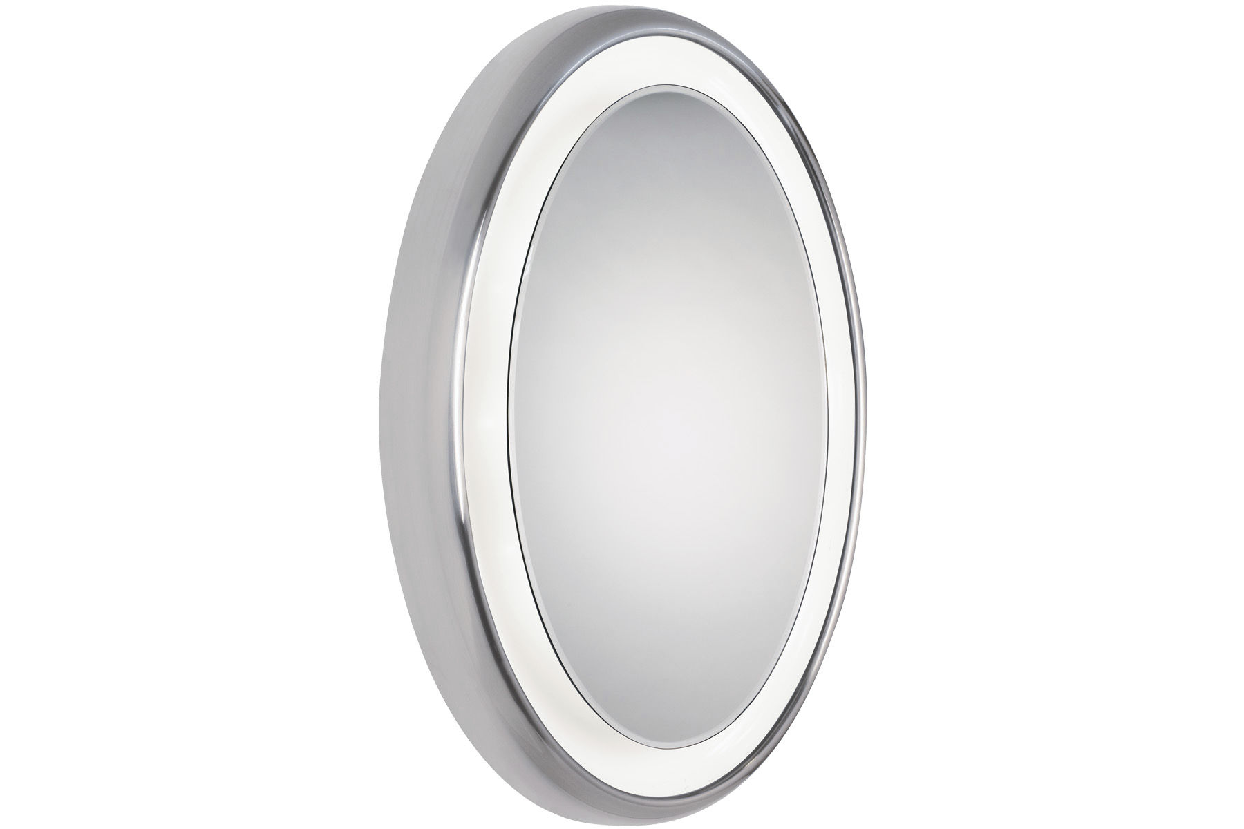 Wall Mounted Bathroom Mirror Led Illuminated Contemporary Oval Wall Mounted Bathroom Mirror Led Illuminated Contemporary Oval