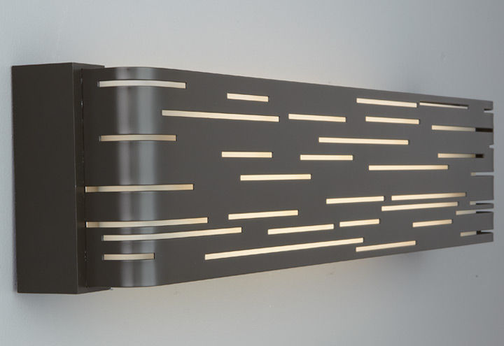 contemporary wall light wood