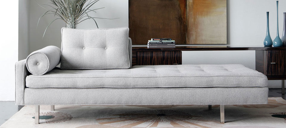 Contemporary daybed / leather / indoor - CHICAGO LOUNGE SINGLE ...