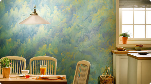 Wall paint / metallic effect - ROYALE PLAY CANVAS - ASIAN PAINTS