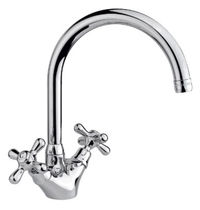 1 hole washbasin double handle mixer tap 2538 NICOLAZZI