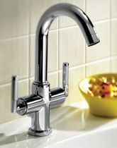 1 hole washbasin double handle mixer tap LOFT-ELITE ROCA