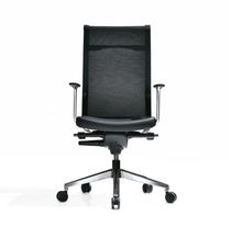Contemporary office armchair / mesh