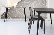 Contemporary sideboard table / ash / rectangular