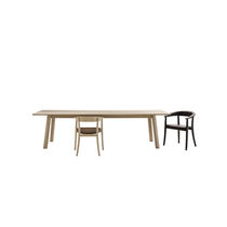 Contemporary table / wooden / rectangular
