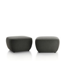 Contemporary pouf / fabric / rectangular...