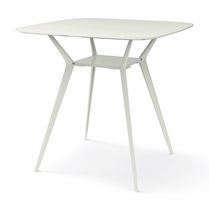 Contemporary high bar table / MDF / aluminum...