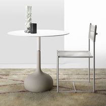 Contemporary table / concrete / lacquered...