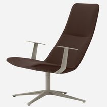 Contemporary office armchair / fabric /...