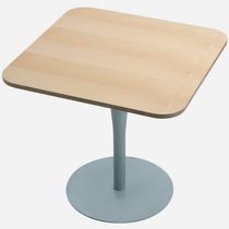 Contemporary table / walnut / plywood /...