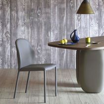 Contemporary chair / upholstered / fabric