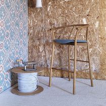 Contemporary bar chair / bentwood