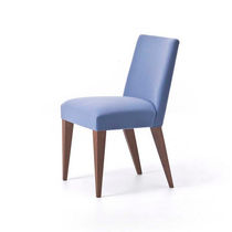 Contemporary chair / with armrests / beech...