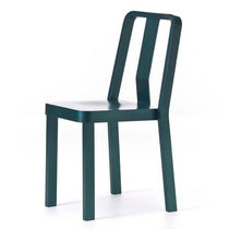 Contemporary chair / stacking / ash / beech