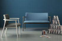 Contemporary upholstered bench / fabric...