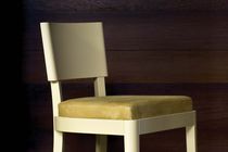 Contemporary chair / upholstered / beech...