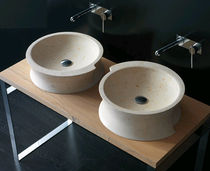 2 bowl counter top washbasin VELA BANDINI RUBINETTERIE