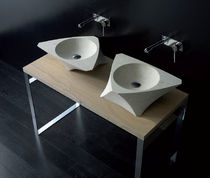 2 bowl counter top washbasin PRISMA BANDINI RUBINETTERIE