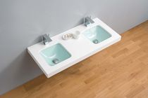 2 bowl wall-hung washbasin D&Uacute;O The Bath Collection