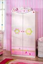 2 door kids wardrobe (girls) BABY FLOWER Cilek AS