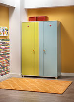 2 door kids wardrobe (unisex) SPLIT BLUE GREEN  Cilek AS