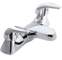 2 hole bath-tub double handle mixer tap AQUATIONS Twyford Bathrooms 