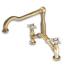 2 hole kitchen double handle mixer tap RBR039 RESTART