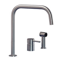 2 hole kitchen single handle mixer tap F2 SQ SP MGS Progetti