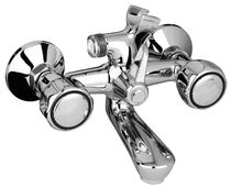 2 hole wall-mounted double handle mixer tap for bath-tub MA100CR00BZ Zipponi