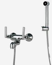 2 hole wall-mounted double handle mixer tap for bath-tub VOGUE 8720 Aquatrim