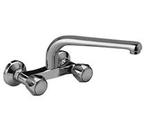 2 hole wall-mounted kitchen double handle mixer tap ELIPSE : 3832000 Grifer&iacute;as Galindo