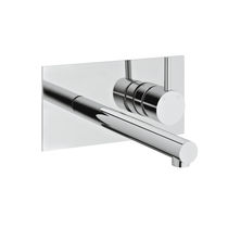 2 hole wall-mounted washbasin single handle mixer tap S 500 AG MONTEIRO