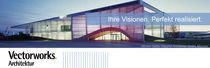 2D/3D Computer-aided design software CAD VECTORWORKS ARCHITEKTUR ComputerWorks GmbH
